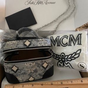 Mini Vintage MCM jacquard Crossbody